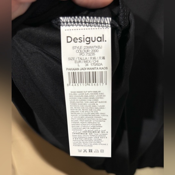 🔥NWT Oversized Desigual Mesh Tee - Picture 10 of 11